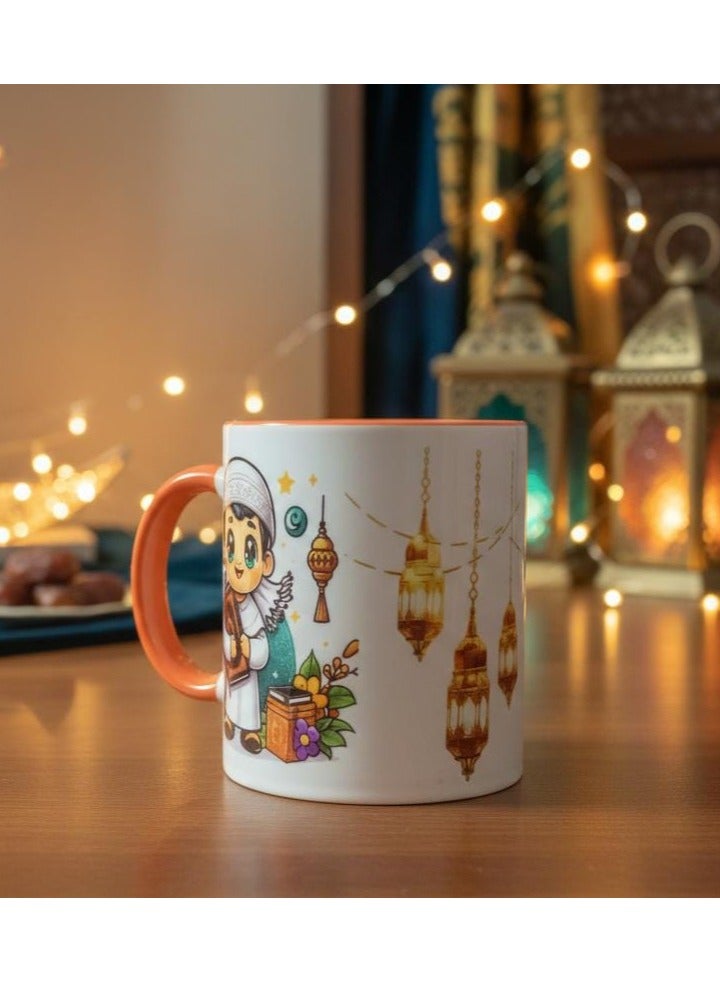 بوكس رمضان + 5 هدايا (عروسة طمطم + مج كوب بورسلين + فانوس ذهبي بالباب + شمعة معطرة فواحة + فانوس عليقة اسود) - Image 2